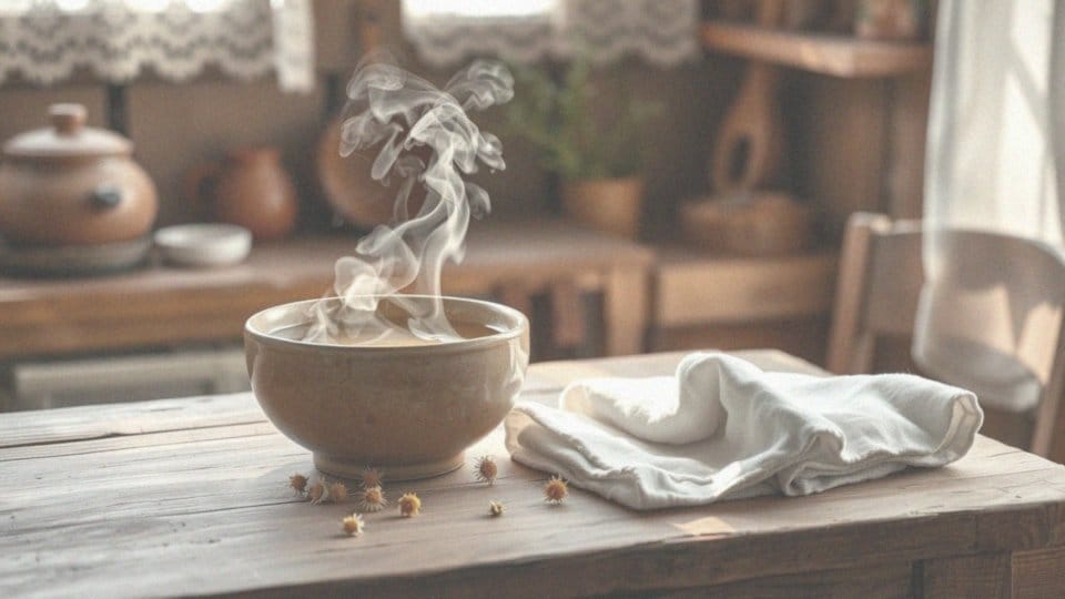 Jakie są domowe metody inhalacji z rumianku?